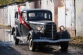 Retrocar GAZ-M-1 Emka years of production 1936-1943 Royalty Free Stock Photo