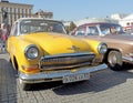 Retrocar GAZ M21 Volga Third Series yellow color