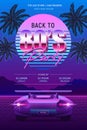 Retrowave Party 80s Poster