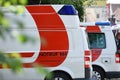 Red Cross Ambulance Upper Austria, Austria Royalty Free Stock Photo