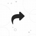 Return arrow vector icon