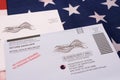 Return envelope for official vote by mail ballot in Santa Clara County