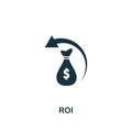 Return On Investment (Roi) icon. Creative element design from content icons collection. Pixel perfect Return On Investment (Roi) Royalty Free Stock Photo