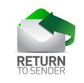 Return to sender letter Royalty Free Stock Photo