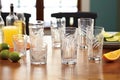 reunion drinkware set placed on a table