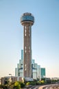 Reunion Tower at downtown Dallas, TX Royalty Free Stock Photo