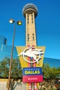 Reunion Tower at downtown Dallas, TX Royalty Free Stock Photo