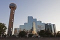 Reunion Tower at Dusk, Dallas, TX Royalty Free Stock Photo