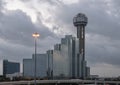 Reunion Tower and Hyatt Regency Hotel, Dallas, Texas Royalty Free Stock Photo