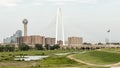 Reunion Tower and Margaret Hunt Hill Bridge, Dallas