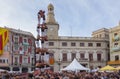 REUS, SPAIN - APRIL 23, 2017: Castells Performance.