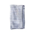 Reusable blue linen napkin