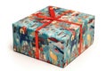 reusable fabric gift wraps tied in bows