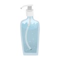 Reusable glass dispenser with pump for soap and cosmetics, eco friendly alternative to disposable prodcuts, tool for