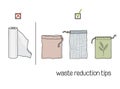 Reusable produce bags vs single use plastic