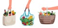 Reusable Shopping Bags Set