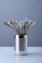 Reusable Steel Drinking Straw in Metallic Color