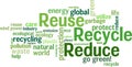 Reuse, Reduce, Recycle Royalty Free Stock Photo