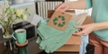 Reusing, recycling materials and reducing waste in fashion