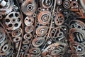 Reusing waste industrial mechanical gears