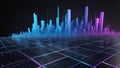 QuantumQuotient\'s Data Elevation: A 3D Utopia Revealed. AI generate