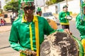 Congadas, a folkloric festival, typical of Brazil.