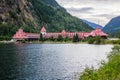 Revelstoke, Canada- July 2, 2016. Three Valley Gap Chateau