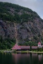 Revelstoke, Canada- July 2, 2016. Three Valley Gap Chateau