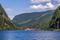 Revelstoke, Canada- July 2, 2016. Three Valley Gap Chateau