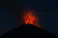 Reventador volcano eruption, Ecuador