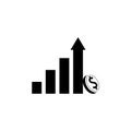 Revenue icon, For web design, apps, software, print usage Royalty Free Stock Photo