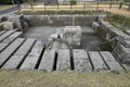 Reverberatory furnaces at Sengen garden Royalty Free Stock Photo