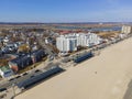 Revere Beach aerial view, Revere, MA, USA