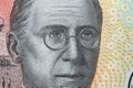 Reverend John Flynn a closeup portrait from Australian money