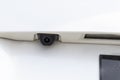 Reverse camera in a car boot Royalty Free Stock Photo
