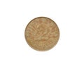 Reverse of 2 Denari coin made by Macedonia Royalty Free Stock Photo