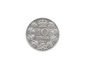 Reverse of Dinar coin made by Yugoslavia Royalty Free Stock Photo