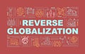 Reverse globalization word concepts banner