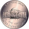 Vector American money coin five cents