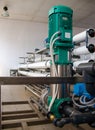 Reverse osmosis system - installation of industrial membrane devices Royalty Free Stock Photo