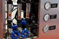 Reverse osmosis systems with water rotameter Royalty Free Stock Photo