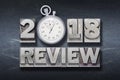 2018 review den Royalty Free Stock Photo