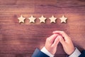 Review increase rating Royalty Free Stock Photo