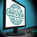 Review Screen Means Examine Reviewing Or Reassess