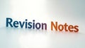 Revision notes in colorful letters against a light backdrop Royalty Free Stock Photo