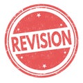 Revision sign or stamp