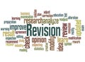 Revision word cloud concept 3