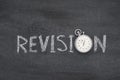 Revision word watch Royalty Free Stock Photo