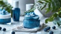 Blue Algae Revitalizing Peel Royalty Free Stock Photo
