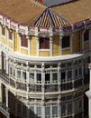 Revival building in Malaga. Spain.